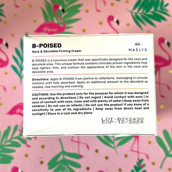 Maelys Bath & Body Maelys Bpoised Neck Decollete Firming Cream 7oz